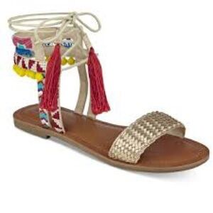 Size 6M Indigo Rd Sandals with Tassels